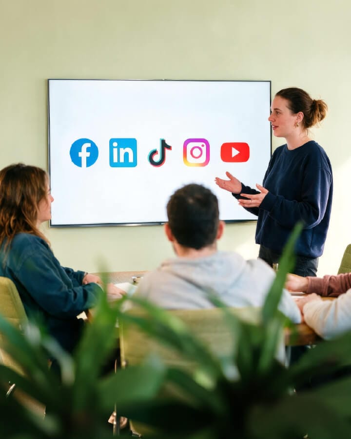 Videobeeld van goGoat voor De Klim: strategie en creatie: een overleg over social mediakanalen.